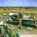 Getting a Spitfire ready - North Weald 1942