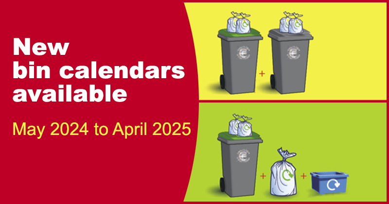 New bin calendars available