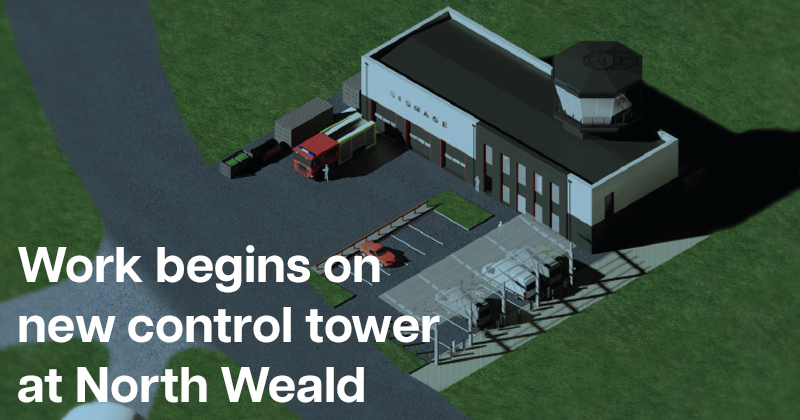 Work begins on new control tower at North Weald