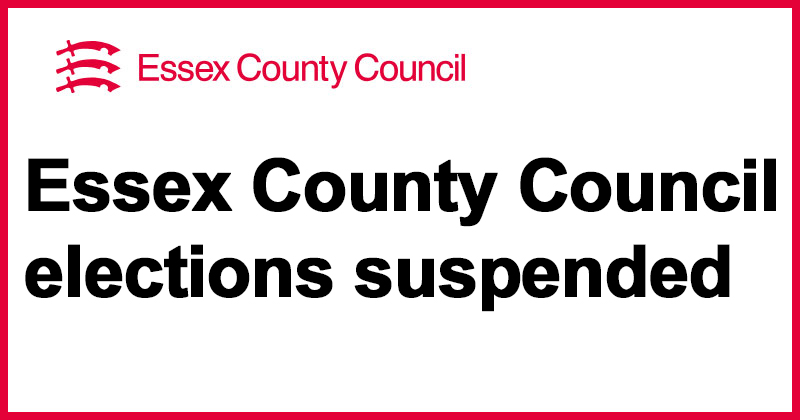 Essex County Council elections suspended