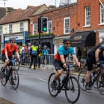 25,000 cyclists came through parts of the district on Sunday 26 May