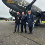 Visitors got to tour the aircraft, meet the crew and enjoy 1940s style entertainment