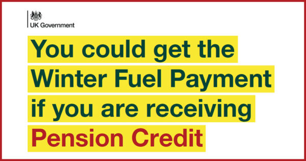 You could get the winter fuel payment if you are receiving pension credit